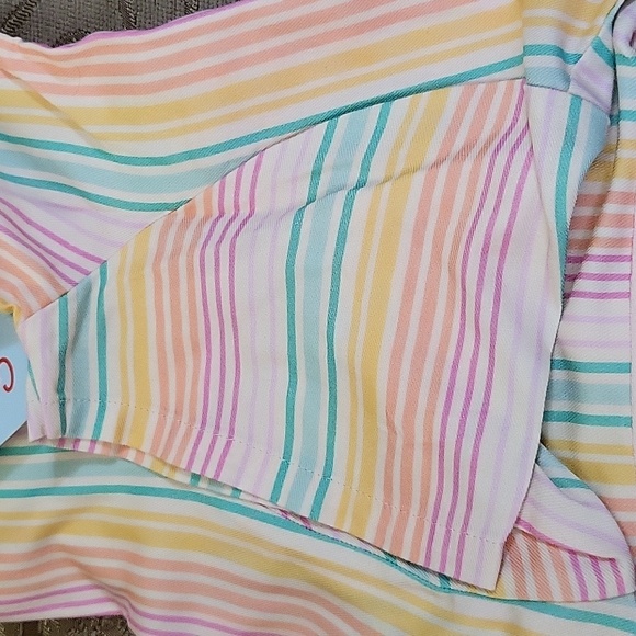 Cat & Jack Short- sleeves Girls Blouse XXL(18) Multicolored NWT!! - Picture 3 of 3